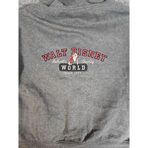 Walt Disney Resort 1937 Grumpy Gray Sweatshirt Hoodie Full Zip Adult Men Size XL